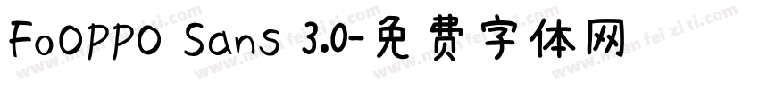 FoOPPO Sans 3.0字体转换